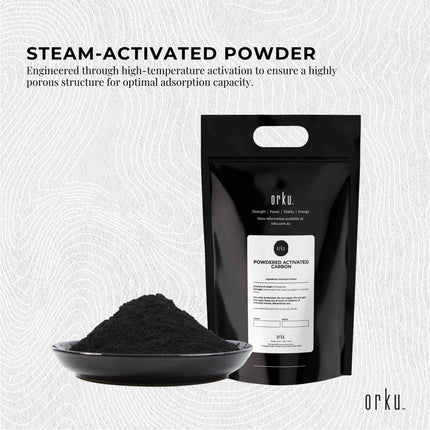 Orku 5Kg Activated Carbon Powder Coconut Charcoal - Water Filtration.