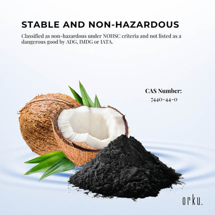 Orku 5Kg Activated Carbon Powder Coconut Charcoal - Water Filtration.
