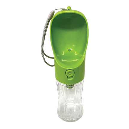 380ml Portable Pet Water Bottle with Filter - Travel Drinking Cup For Dogs Cats.