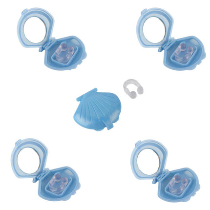 5x Anti Snoring Aid Nose Clips - Silicone Sleeping and Breathing Device.