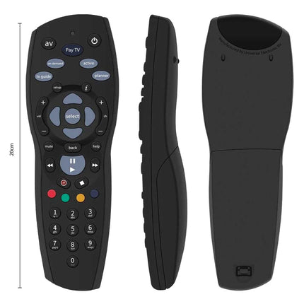 2x Tooleroo PayTV Remote Control Compatible with Foxtel MYSTAR SKY NZ  - Black.