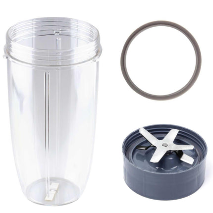 For Nutribullet Extractor Blade + Colossal Tall Cup + Grey Seal - 900 600 Models.