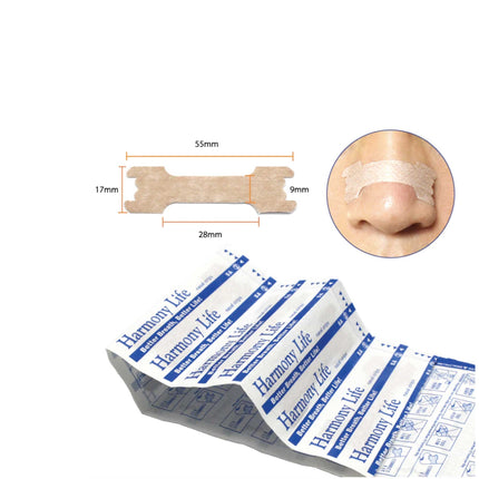 200x Anti Snore Aid Snoring Nasal Strips - Nose Sleeping and Breathing Device.