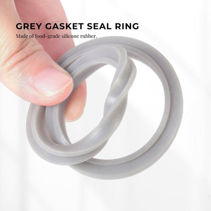 2x For Nutribullet Gasket Seal Grey Ring For 900W - Most 600W 1200W Blade.