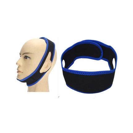 2x Anti Snoring Aid Adjustable Chin Strap - Jaw Brace Sleep Aid Device.