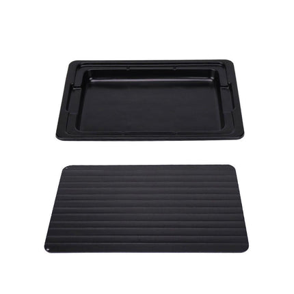 Fast Defrosting Meat Tray FDA Approved Large Miracle Aluminium Thawing Plate.