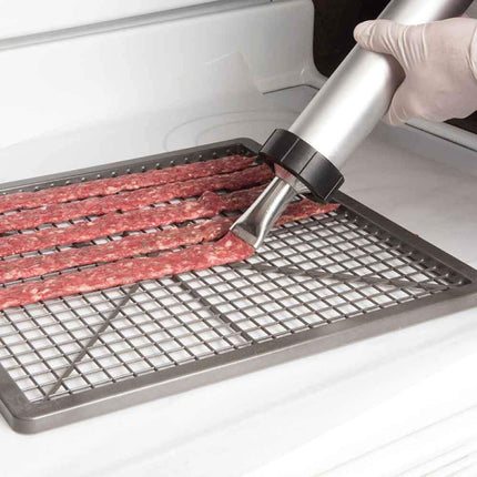 15" Beef Jerky Gun Food Grade Aluminium - Homemade Sausage Making Cannon Kit.