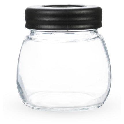 Coffee Bean Grinder - Manual Hand Stainless Ceramic Burr Core Glass Jar Nut Mill.