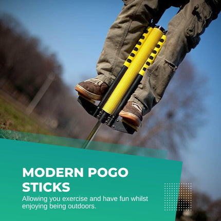 Black and Yellow Pogo Stick - Children's Large Jumping Jackhammer Toy.