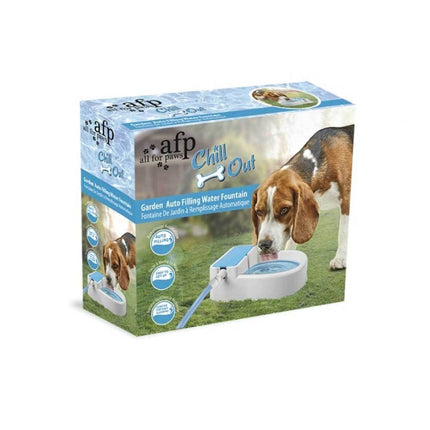 Auto Filling Dog Drinking Water Fountain - Outdoor Automatic Pet Drinking Bowl.