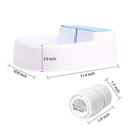 Auto Filling Dog Drinking Water Fountain - Outdoor Automatic Pet Drinking Bowl.