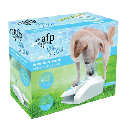 Dog Drinking Water Fountain Outdoor AFP Garden Push On Pet Sprinkler Dispenser.