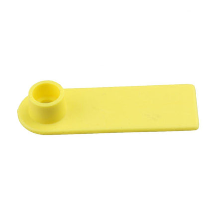 100x Cattle Ear Tags 5x2cm Set - Mini Yellow Blank Pig Goat Livestock Label.