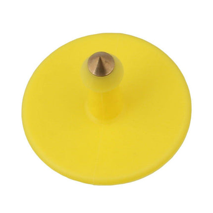100x Cattle Ear Tags 5x2cm Set - Mini Yellow Blank Pig Goat Livestock Label.
