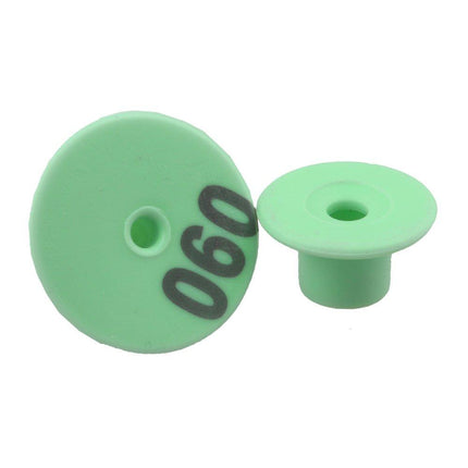 1-100 Cattle Number Ear Tags Set - Green Pig Sheep Goat Livestock Label.