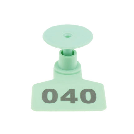1-100 Cattle Number Ear Tags Set - Green Pig Sheep Goat Livestock Label.