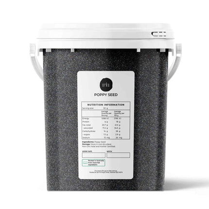 800g Poppy Seeds Unwashed Bucket Papaver Somniferum For Baking and Decorating.