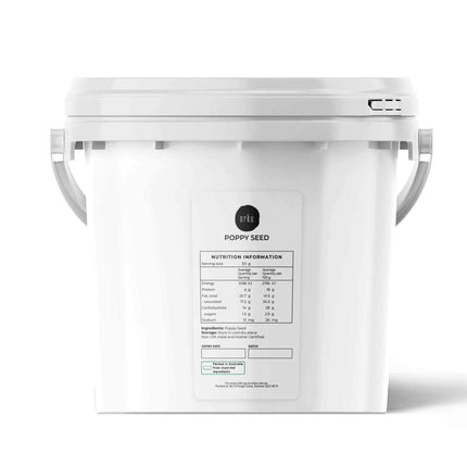 3.5Kg Poppy Seeds Unwashed Bucket Papaver Somniferum For Baking and Decorating.