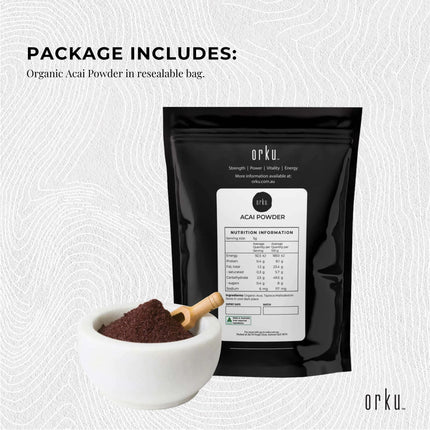 100g Acai Powder 100% Organic - Superfood Amazon Berries.