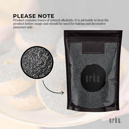 2Kg Poppy Seeds Unwashed Papaver Somniferum For Baking and Decorating.