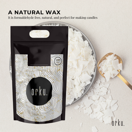 Bulk 20Kg Golden 464 Soy Wax Flakes - 100% Pure Natural DIY Candle Melts Chips.