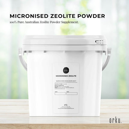 1.3kg Pure Micronised Zeolite Powder Tub Mineral - Micronized Volcamin.