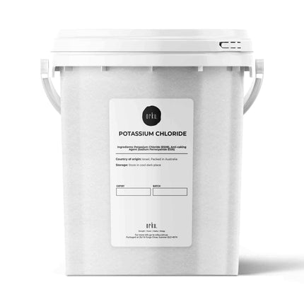Orku 2Kg Potassium Chloride Powder (KCl) - Food Grade E508 Salt Substitute.