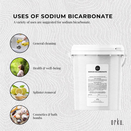 1.3Kg Sodium Bicarbonate Tub - Food Grade Bicarb Baking Soda Hydrogen Carbonate.
