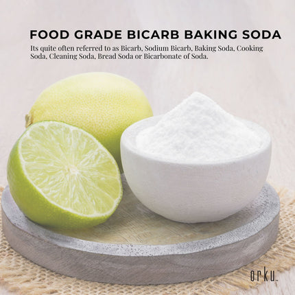 5Kg Sodium Bicarbonate - Food Grade Bicarb Baking Soda Hydrogen Carbonate Powder.