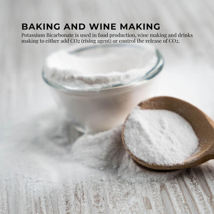 Bulk 20Kg Organic Potassium Bicarbonate Powder Food Grade FCC for Brewing Baking.