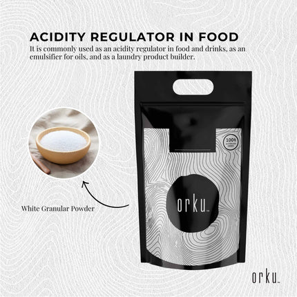 Bulk 10Kg Sodium Citrate Powder - Trisodium Food Grade Salt Acid Preservative.