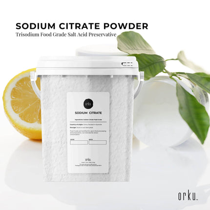 1.3Kg Sodium Citrate Powder Tub - Trisodium Food Grade Salt Acid Preservative.