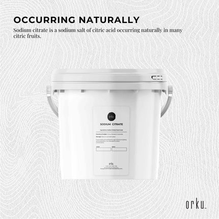 5Kg Sodium Citrate Powder Tub - Trisodium Food Grade Acid Salt Preservative.