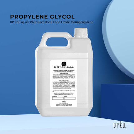 5L Propylene Glycol BP USP 99.9% Pure Pharmaceutical Food Grade Monopropylene.