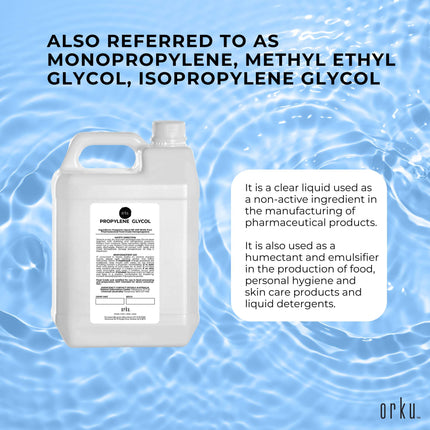 5L Propylene Glycol BP USP 99.9% Pure Pharmaceutical Food Grade Monopropylene.