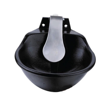 21.5cm Cattle Drinking Bowl - Iron Cast Mounted Automatic Water Cow Horse Trough.