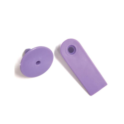 1-100 Cattle Number Ear Tags 5x2cm Purple Cow Sheep Pig Small Livestock Labels.