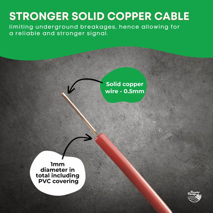 500m Dog Underground Boundary Fence Wire Invisible Cable - For TP16 Collar.