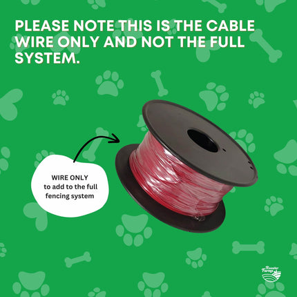500m Dog Underground Boundary Fence Wire Invisible Cable - For TP16 Collar.