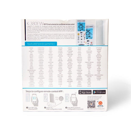 Chunghop K-380EW Wi-Fi Universal Air Conditioner AC Remote Control Replacement.