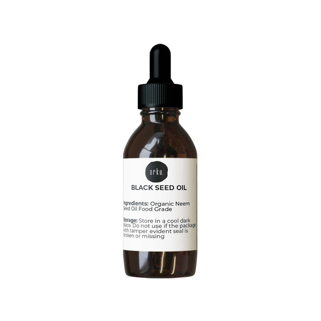 Orku 25ml Pure Black Seed Oil Cold Pressed 100% Ethiopian Nigella Sativa Cumin.