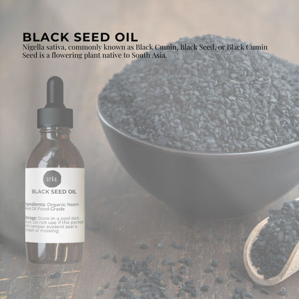 Orku 25ml Pure Black Seed Oil Cold Pressed 100% Ethiopian Nigella Sativa Cumin.