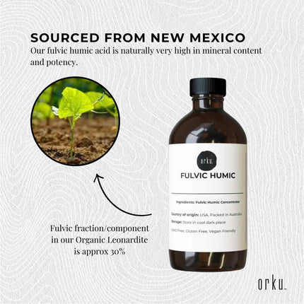 100ml Fulvic Humic Liquid Concentrate FHC.