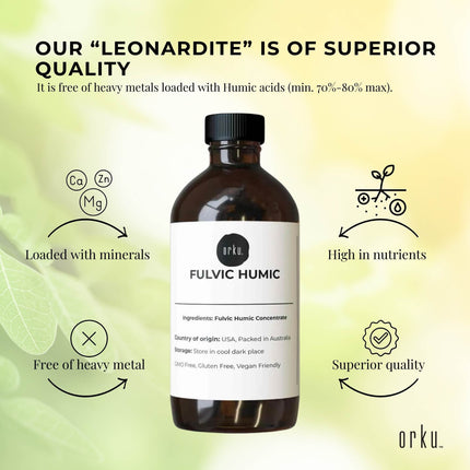 100ml Fulvic Humic Liquid Concentrate FHC.