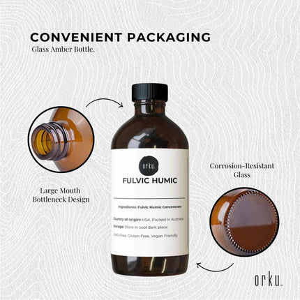 100ml Fulvic Humic Liquid Concentrate FHC.