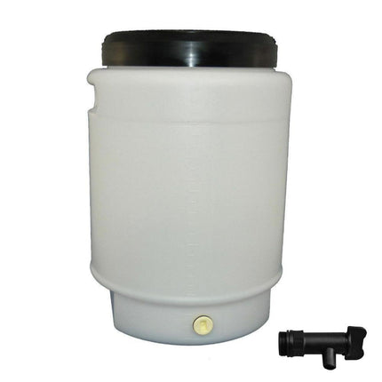 25L Fermenter Keg + Lid + Tap - HDPE Plastic Drum Food Grade Brewing Barrel.