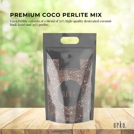 10L Premium Coco Perlite Mix - 70% Coir Husk 30% Hydroponic Plant Growing Medium.