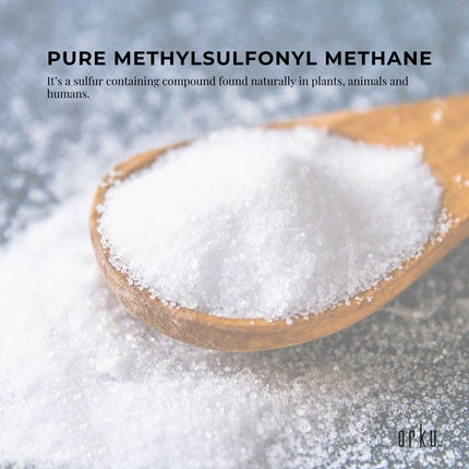 2Kg MSM Powder or Crystals Tub - 99% Pure Methylsulfonylmethane Dimethyl Sulfone.