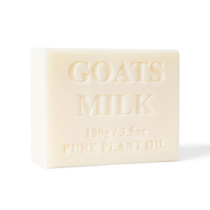 4x 100g Goats Milk Soap Bars - Natural Creamy Scent Pure Australian Skin Care.