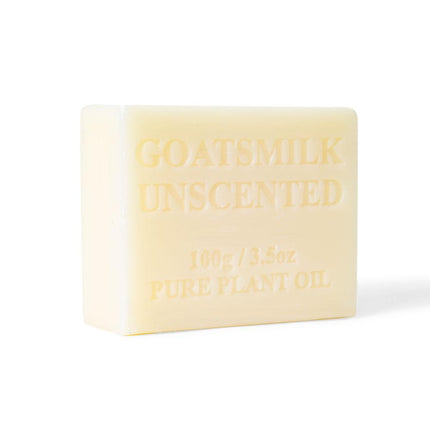 10x 100g Goats Milk Soap Bars -Unscented For Sensitive Pure Australian Skin Care.